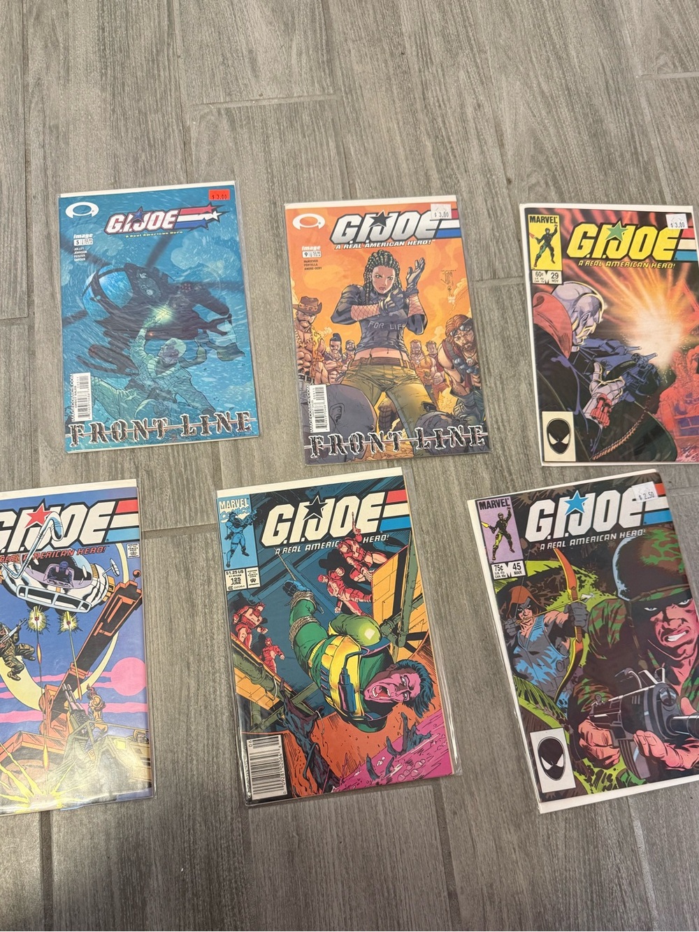 G.I. Joe A Real American Hero 6 Comic Book Bundle